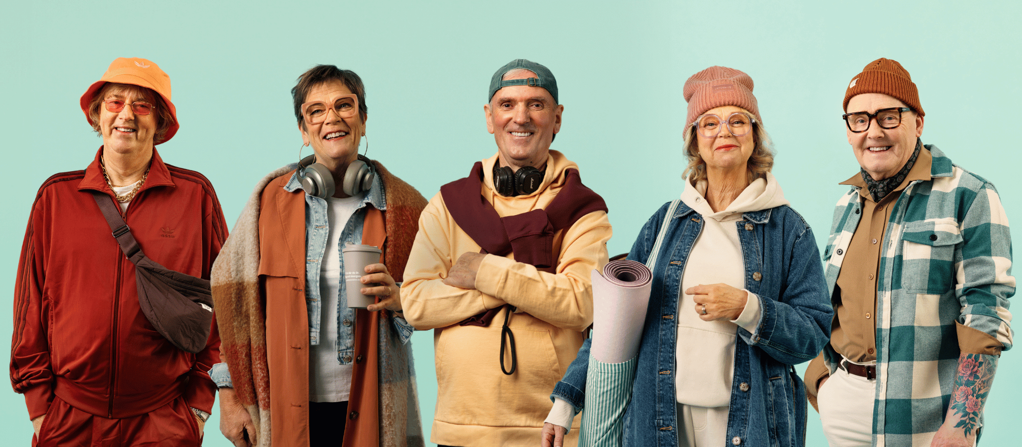 Fyra framtida pensionärer