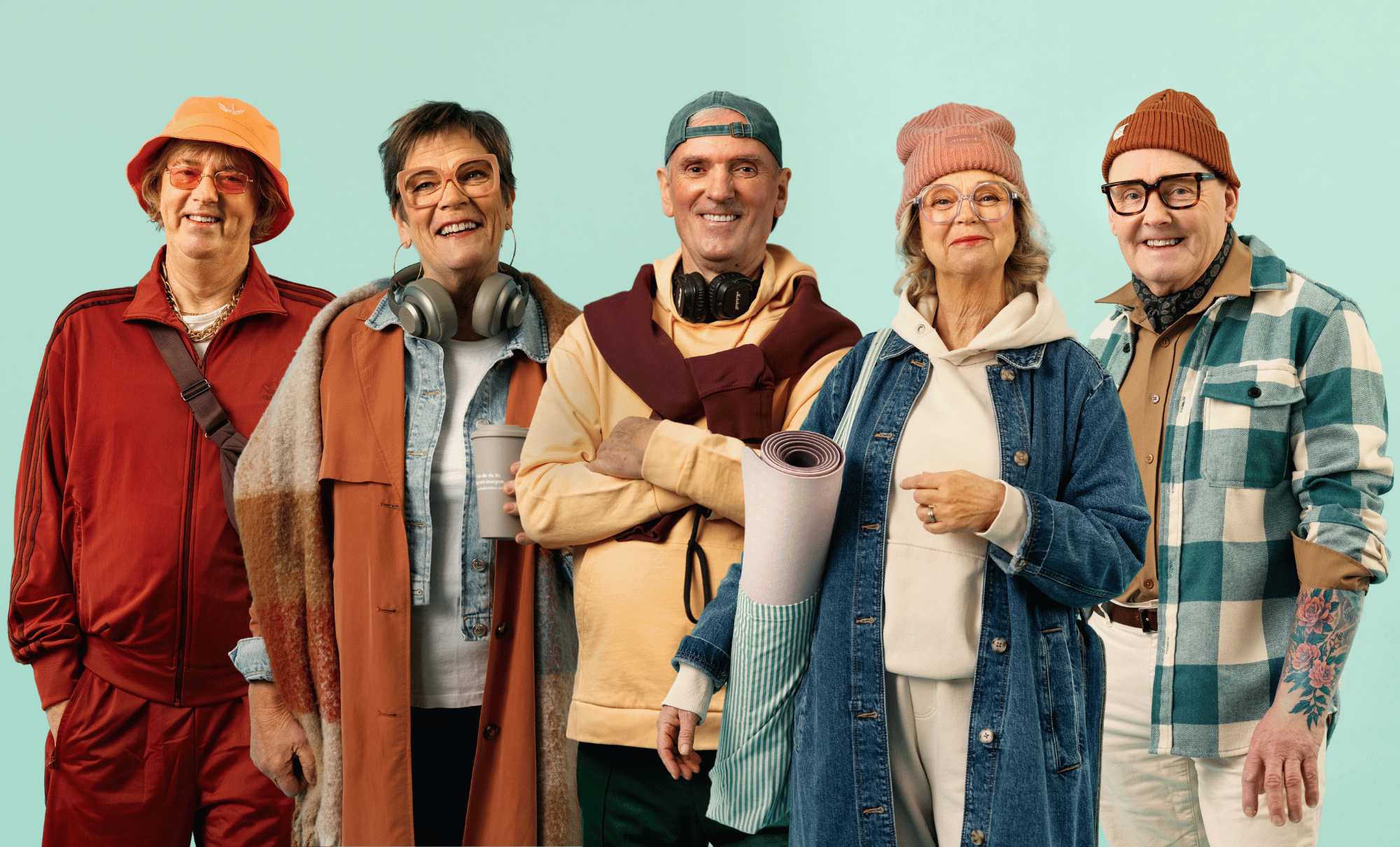Fyra framtida pensionärer
